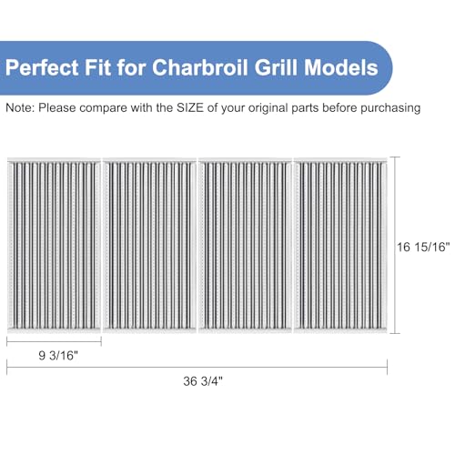 Grill Replacement for Parts Charbroil 463246118 463245518 Grill (4-Burner Emitters)
