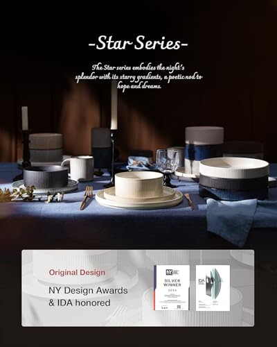 Star 7.5" Pasta Bowls Set of 6 (6 Count)