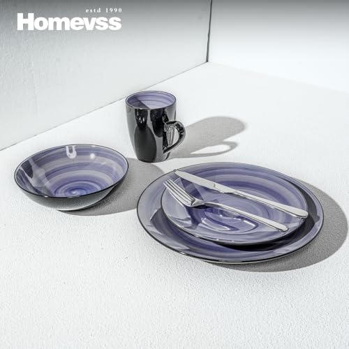 HomeVss Stoneware Sonoma 16pc Dinnerware Set