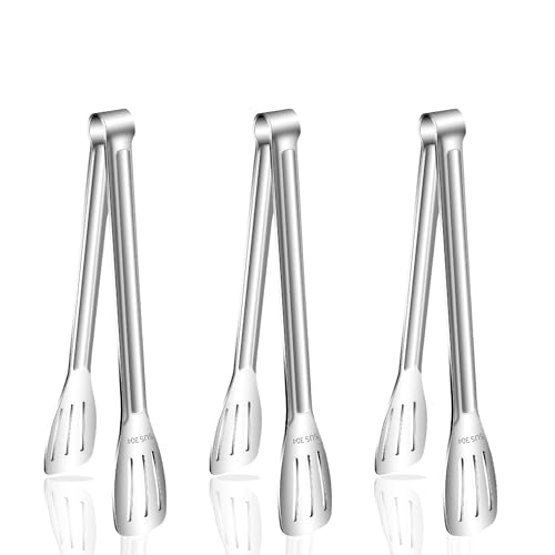Stainless Steel Kitchen Tong Set (11inch / 3Pcs Silver)