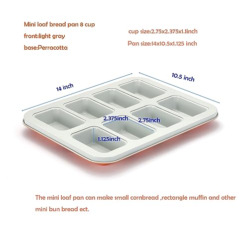 Mini Loaf Baking Pan 8 Cavity (17.99 Count)