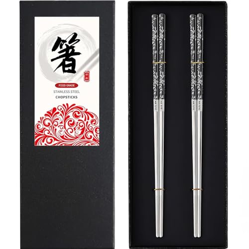 Stainless Steel Chopsticks 2 Pairs