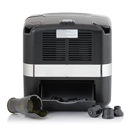 Juicer Cold Press 365 Slow Masticating Vegetable and Fruit Juice Extractor and Nutrition System Makes Nut Milks Baby Food and Sorbets (200-Watts / Black)