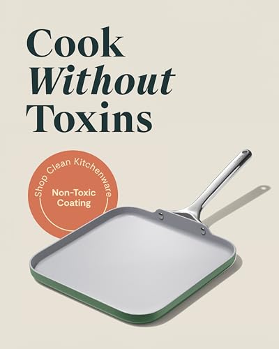11" Non Stick Square Griddle Pan (Sage)