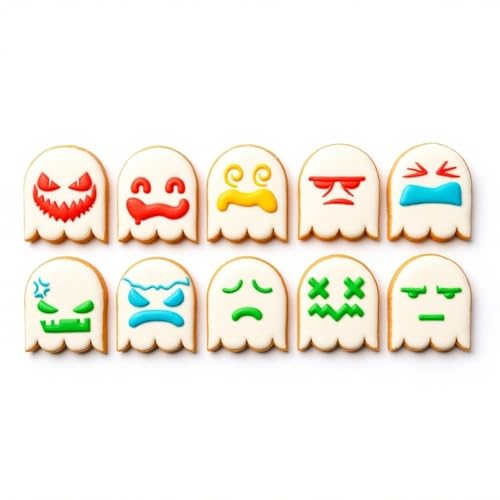 Halloween Ghost Face Cutter and Stencils Bundle (Halloween Ghost Faces)