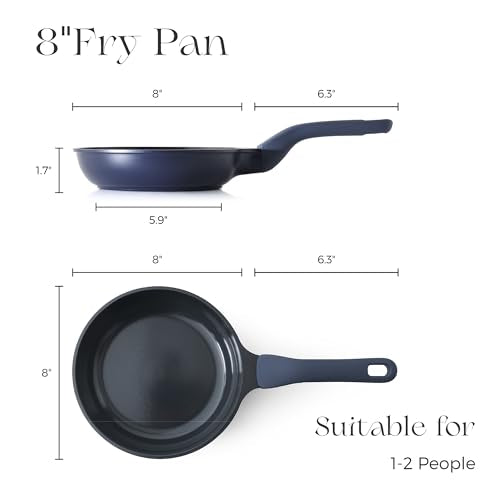 Nonstick Frying Pan (8 Inch / Blueberry Mist)