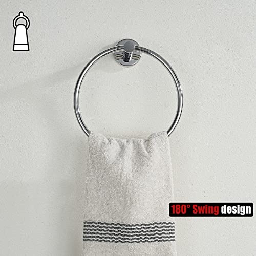 Chrome Towel Ring (Chrome)