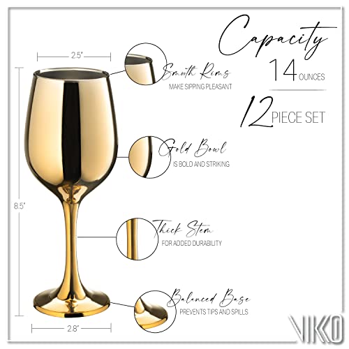 Décor Wine Glasses (12 Count)