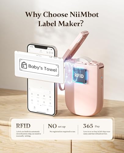 D11 Upgraded Version 300 DPI Label Maker with Tape