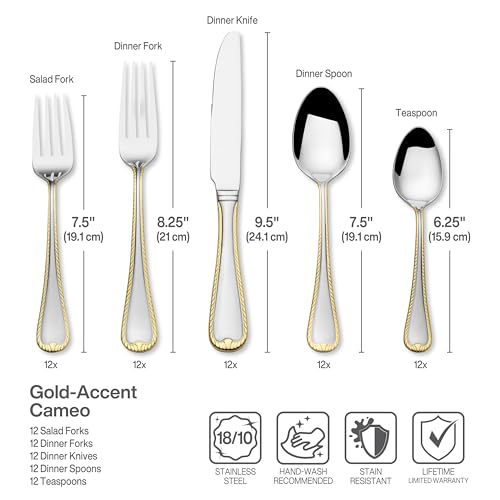 Cameo Gold 65 (65 Piece Set / Formal)