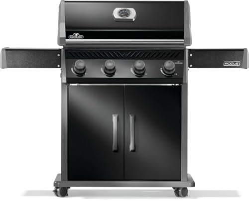 Rogue 525 4 Burner Natural Gas Grill with Stainless Steel Grates (Rogue 525 Natural Gas Black, SS Grids / Rogue 525)