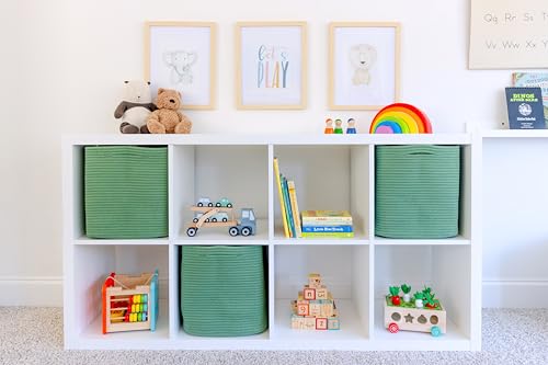 13x15x13 Kallax Storage Cubes Bins (Green / 15 x 13 x 13 (Kallax))