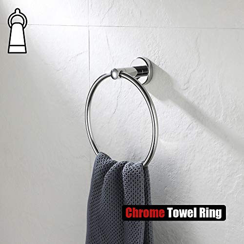 Chrome Towel Ring (Chrome)