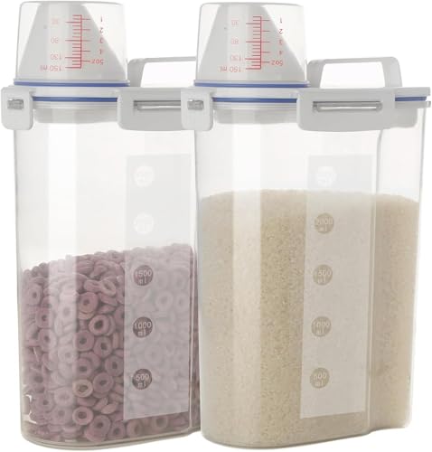 2 Pcs 5.5 LB Rice Storage Container (2 Pack)