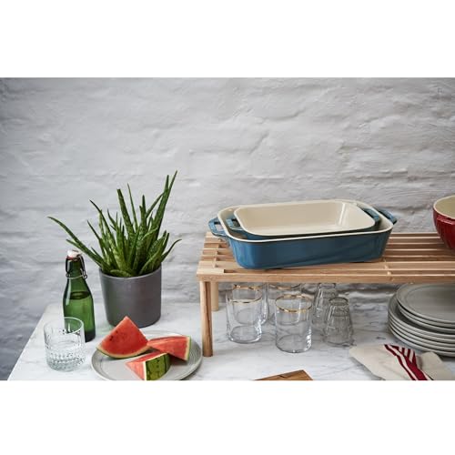 2 Pc Ceramic Baking Dish Set