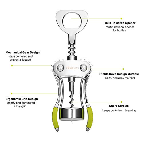 Wine Opener Premium Wing Corkscrew Wine Bottle Opener