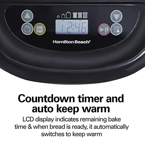 Digital Electric Bread Maker Machine Artisan and Gluten (Black and Stainless Steel, New for 2023)