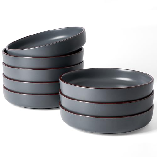 Mercury Pasta Bowls Set of 8 (Charcoal / 8 pcs)