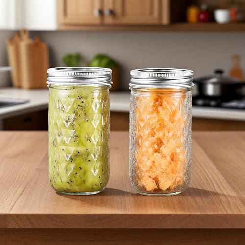 22oz 650ml Glass Mason Jars 6 Pack (22oz)