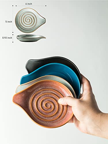 Spoon Rest Large Ceramic Spoon Holder for Stove Top