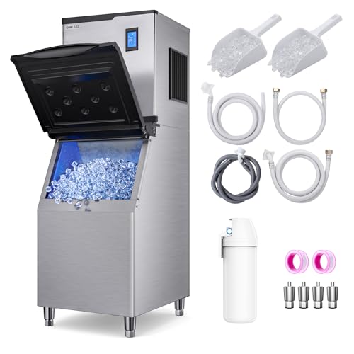Commercial Ice Maker Machine 550lbs (550LBS/24H-Head and Bin)