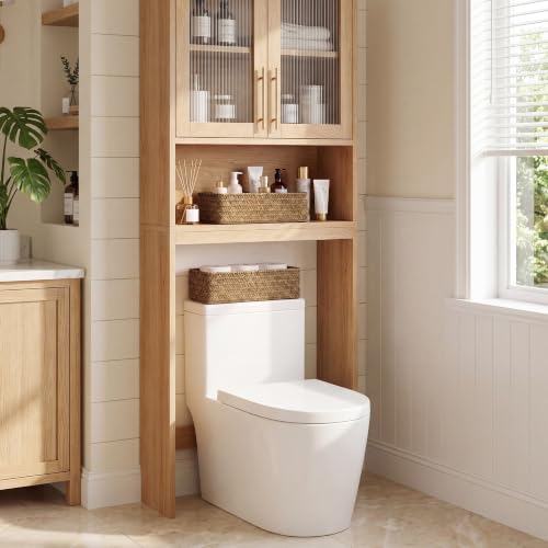 Small Toilet Paper Basket for Back of Toilet Basket (Brown(seagrass) / 15 ¾"L x 6 ½"W x 4 ¼"H)
