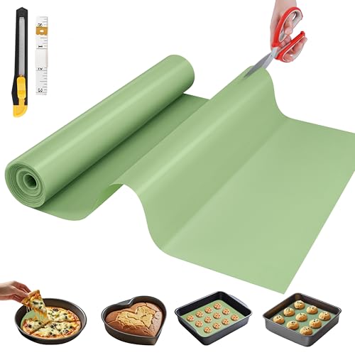 Silicone Baking Mat Roll (Matcha Green / 72"L x 20"W)