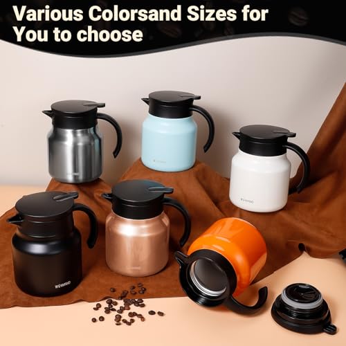 Small Insulated Coffee Carafe (Cream / 27 Ounces)