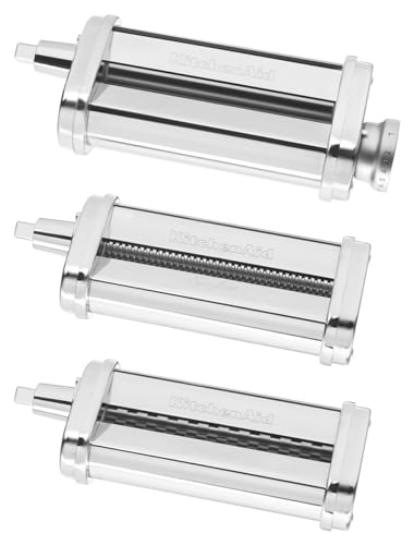 KSMPRA 3 pc Pasta Roller (3-Piece Set / Pasta Roller & Cutter)