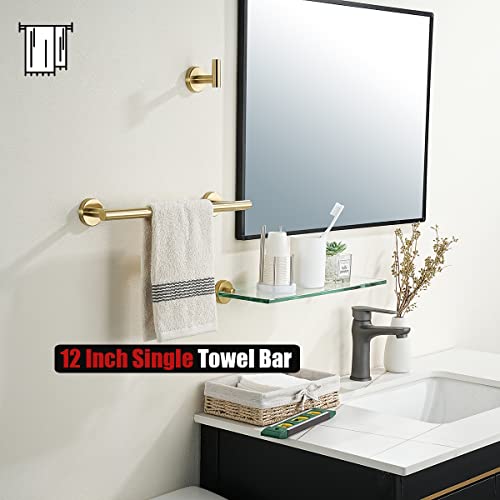 Bathroom Towel Bar (Gold / 15 Inch)
