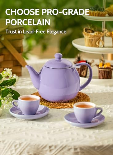 Teapots for Tea (Purple / 27oz (with infuser))