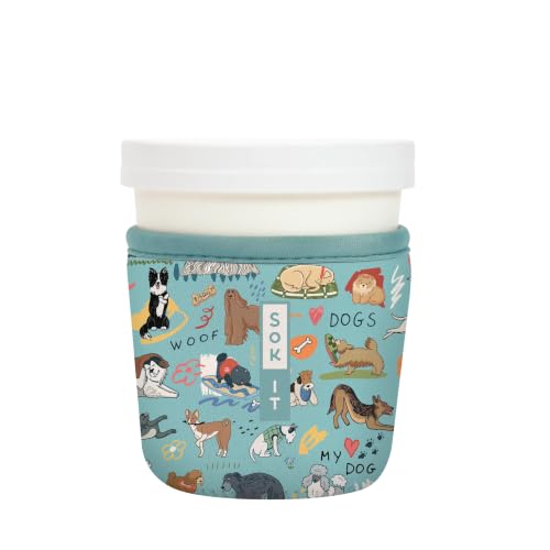 IceCreamSok Insulated Neoprene Cover (Dog Days Forever / Fits Tapered Pints)