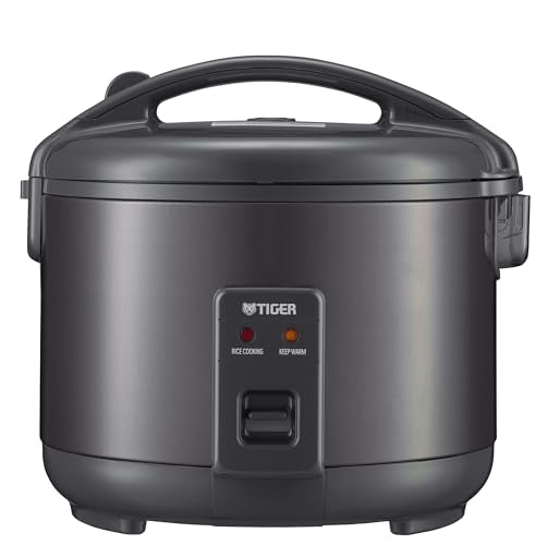 JNP-S15U-KY 8 Cup Capacity Rice Cooker with Non-Stick Inner Pot, Retractable Power Cord, and Keep Warm up to 12 hours, Black (8 cup)