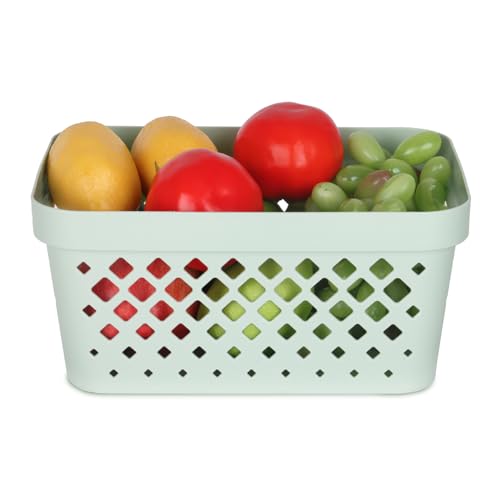 Plastic Baskets for Organizing (Sage / 1 Gallon)