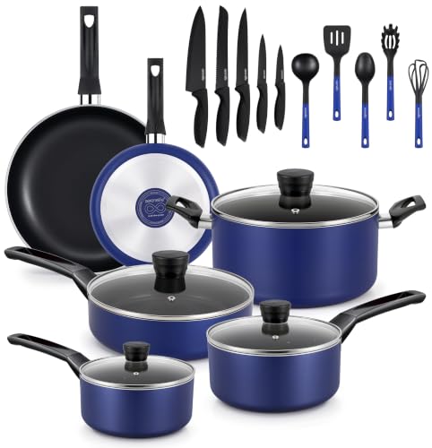 Pots and Pans Set (20 Piece / Blue)