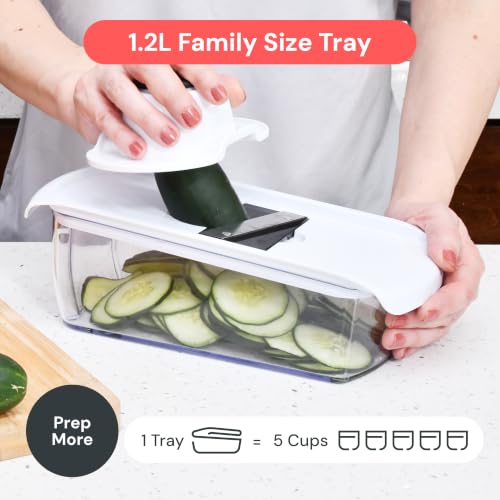 Pro Original Vegetable Chopper & Mandoline Slicer Kitchen Gadget (White / All-in-1)