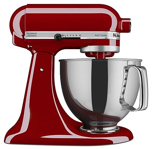 Artisan, 5-Qt Tilt Head Stand Mixer, KSM150PS, Empire Red (Empire Red)