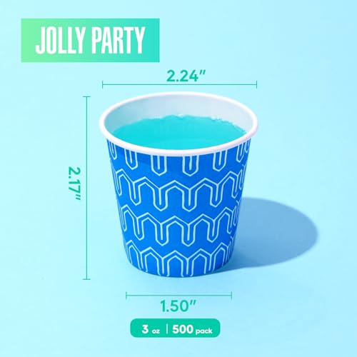 500Pack ] 3 oz Paper Cups