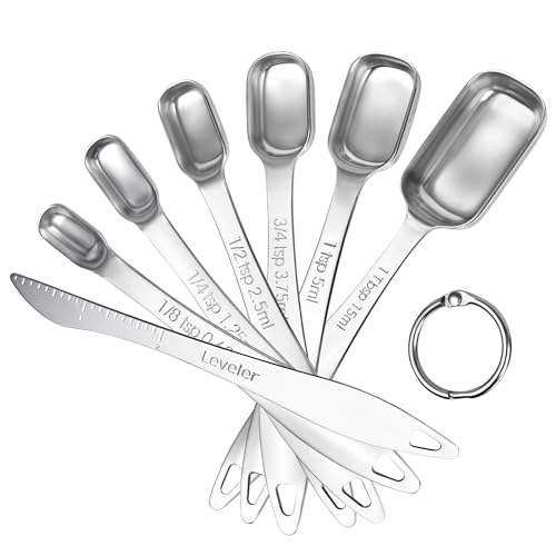 Narrow Square Measuring Spoons (6.6in)