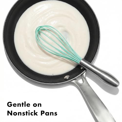 10 Inch Teal Silicone Whisk (10 inch teal)