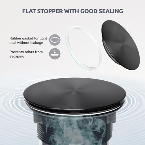 Kitchen Sink Drain Assembly with Removable Deep Basket Strainer
