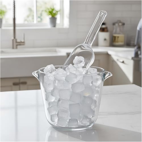 Plastic ice scoop for freezer