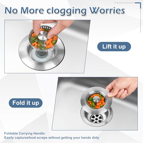 3 in 1 Kitchen Sink Stopper