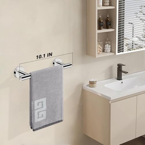 Bath Towel Bar (Chrome Finish / 10 Inch)