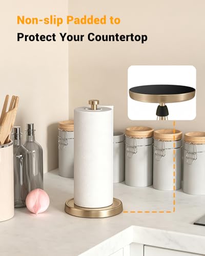 Paper Towel Holder Countertop (Warm Gold)