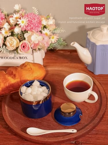 8 oz Sugar Bowl with Lid and Spoon