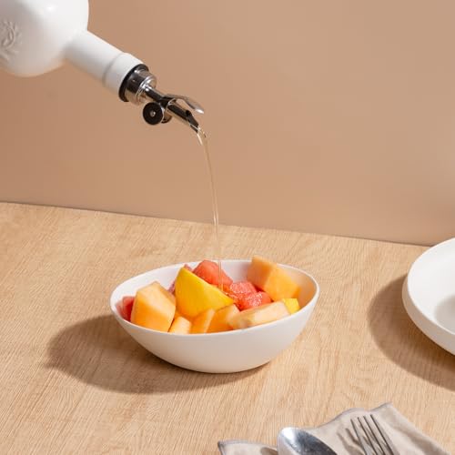 20 Oz Olive Oil Dispenser Bottle with Spout (Square)
