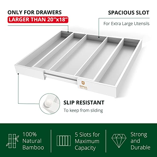 Luxury Bamboo Kitchen Drawer Organizer