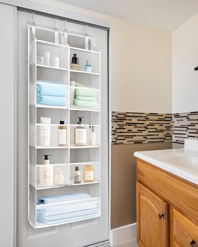 Over the Door Organizer (Light Grey / 1 Pack-Extra Large)