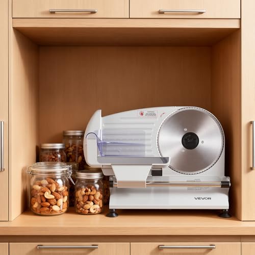 Meat Slicer 7.5" Electric Deli Slicer with 2 SUS420 Blades (7.5 inch / Silver)